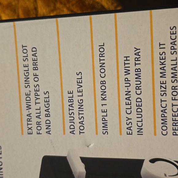 Nostalgia MyMini Single Slice Toaster - Black - Picture 2 of 3